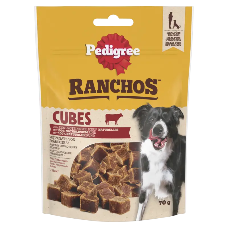 Pedigree Ranchos cubes rund