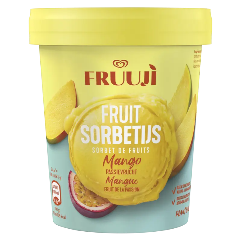 Ola Fruuji fruit sorbetijs mango