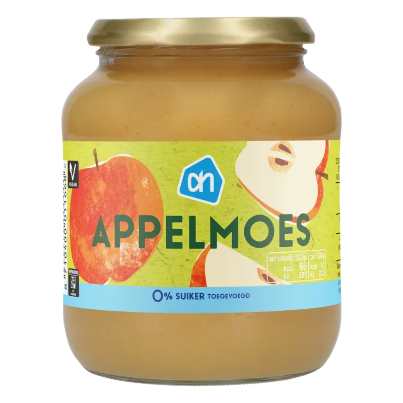 Appelmoes 0% suiker toegevoegd