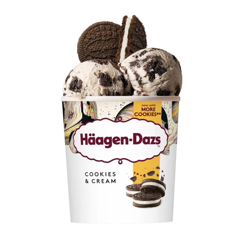 Häagen-Dazs Cookies & cream pint