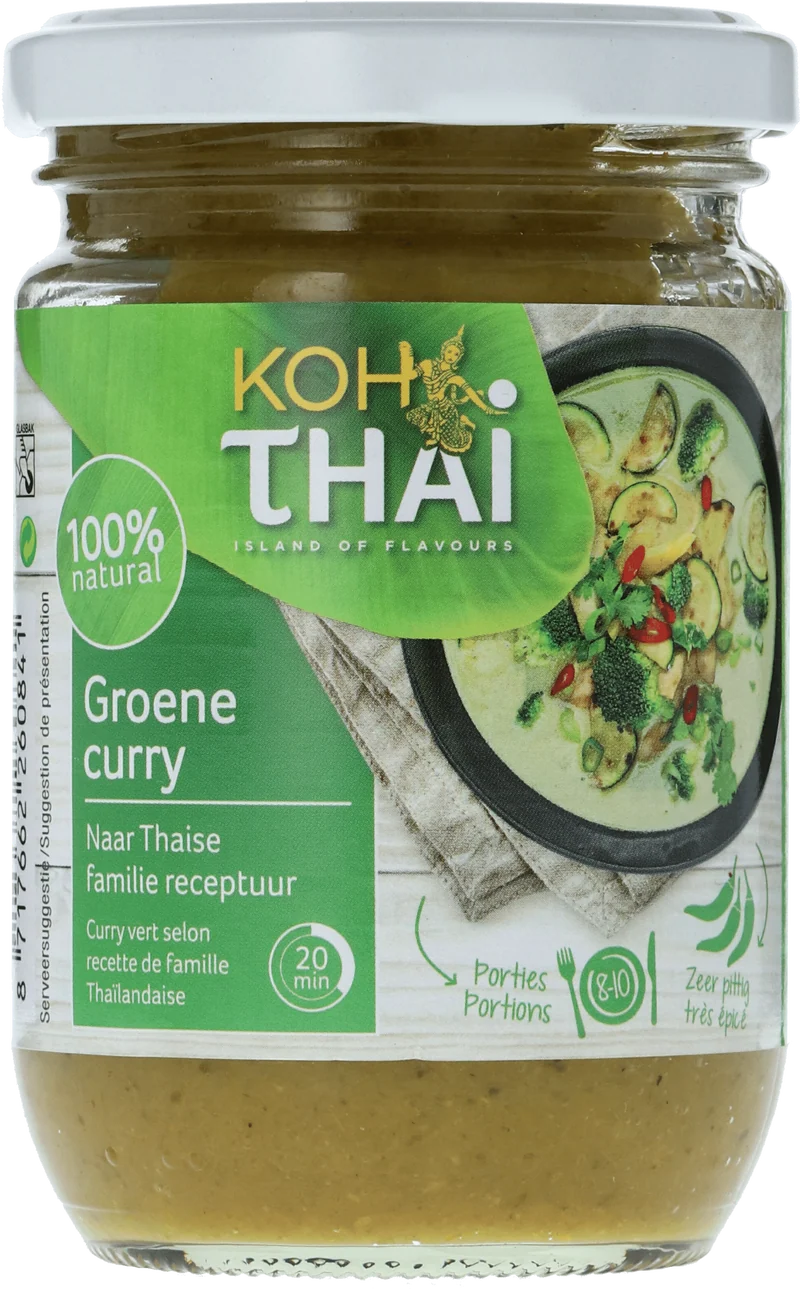 Koh Thai Curry pasta groen