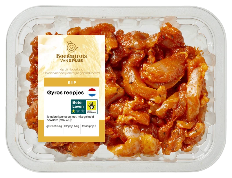 Boerentrots Kipreepjes Gyros