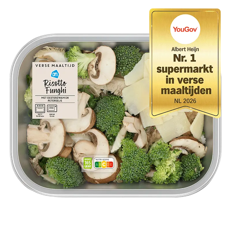 Verse maaltijd risotto funghi