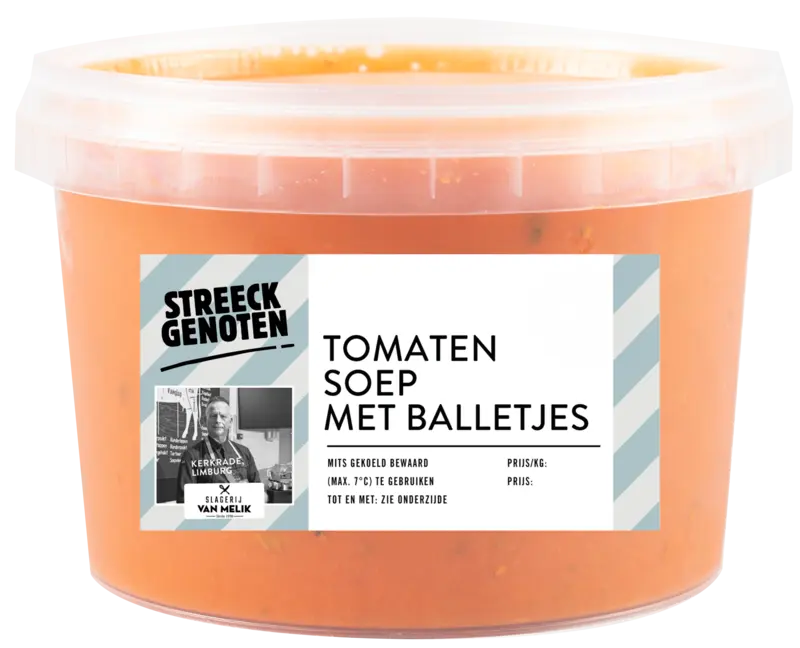 Streeckgenoten Tomatensoep met balletjes