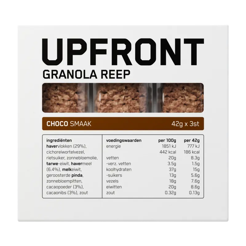 Upfront Granola reep choco smaak