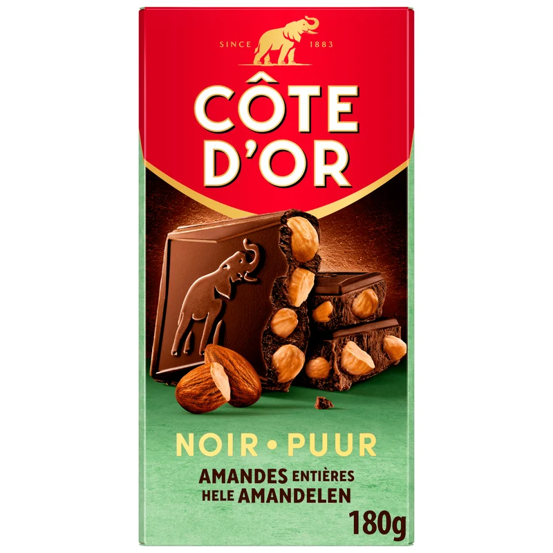 Côte d'Or Bloc Puur amandel