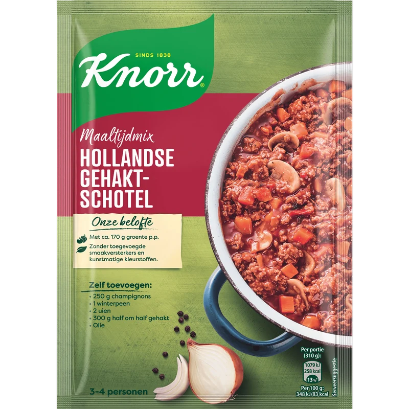 Knorr Mix voor gehaktschotel