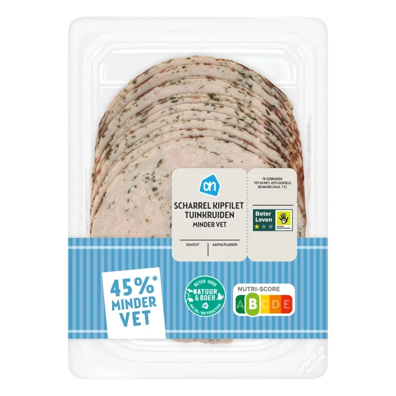 Kipfilet tuinkruiden minder vet