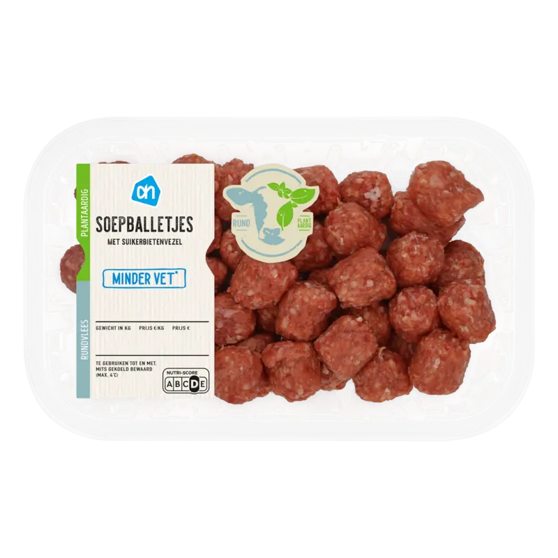Soepballetjes minder vet