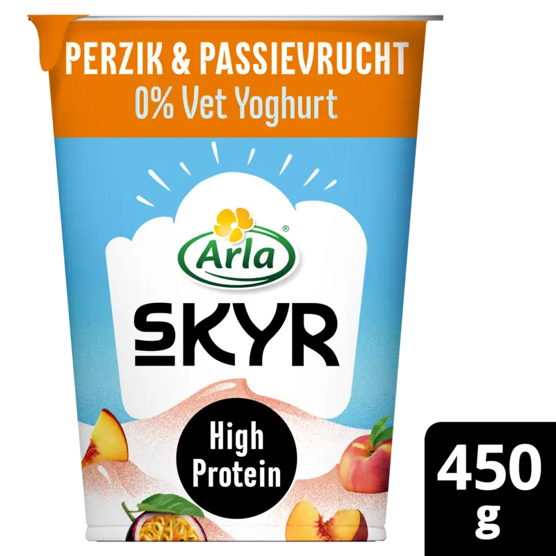 Arla Skyr peach & passionfruit 0% fat