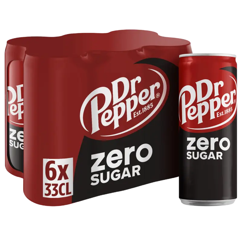 Dr Pepper Zero sugar 6-pack
