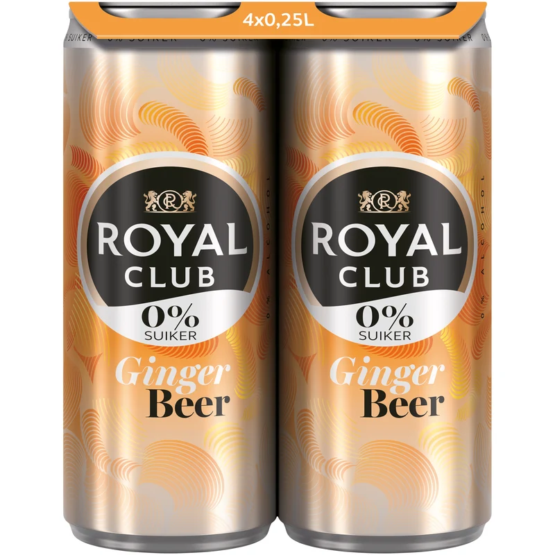 Royal Club Ginger beer 0% suiker