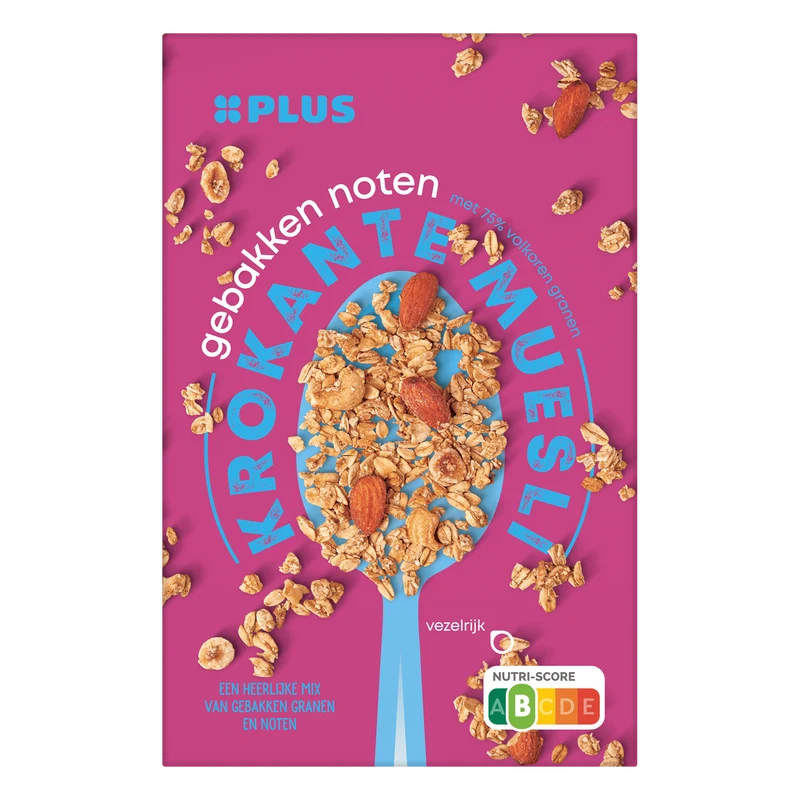 Krokante muesli gebakken noten