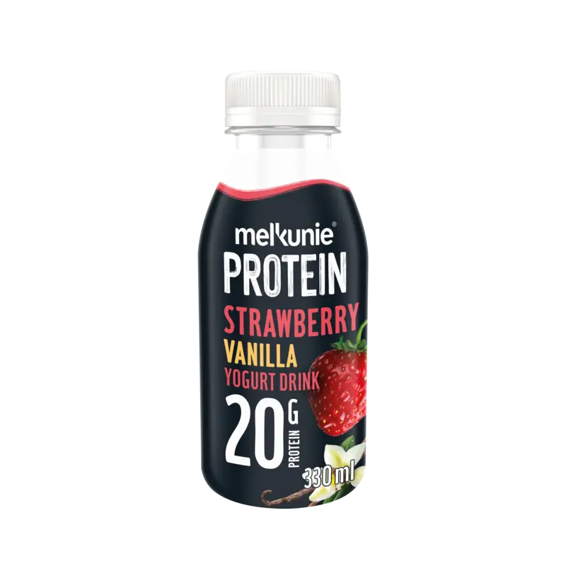 Melkunie Protein strawberry & vanilla yogurtdrink