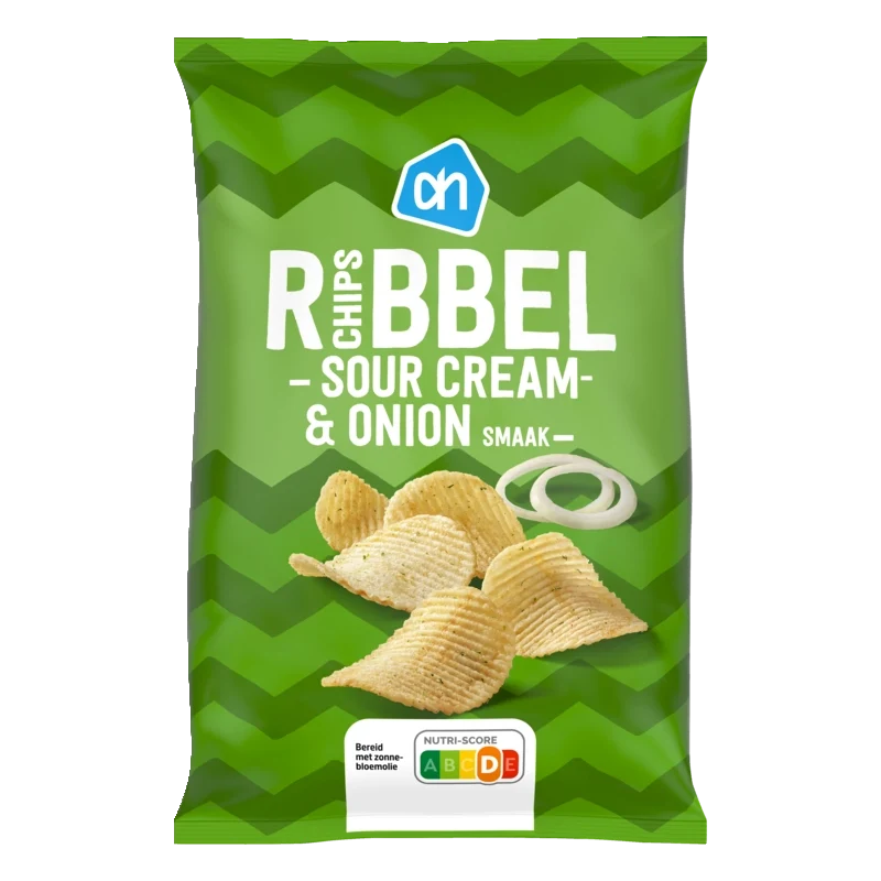 Ribbelchips sour cream & onion