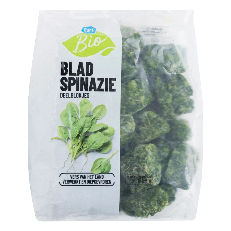 Biologisch Bladspinazie deelblokjes