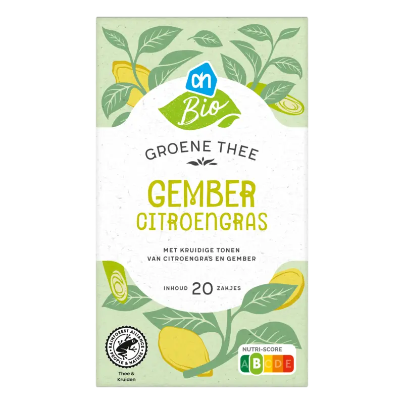 Biologisch Groene thee gember citroengras