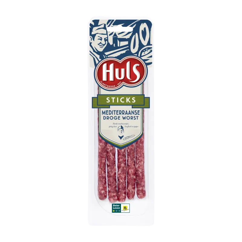Huls Sticks mediterraanse droge worst