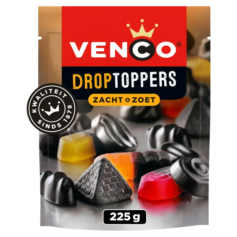 Venco Droptoppers zacht & zoet