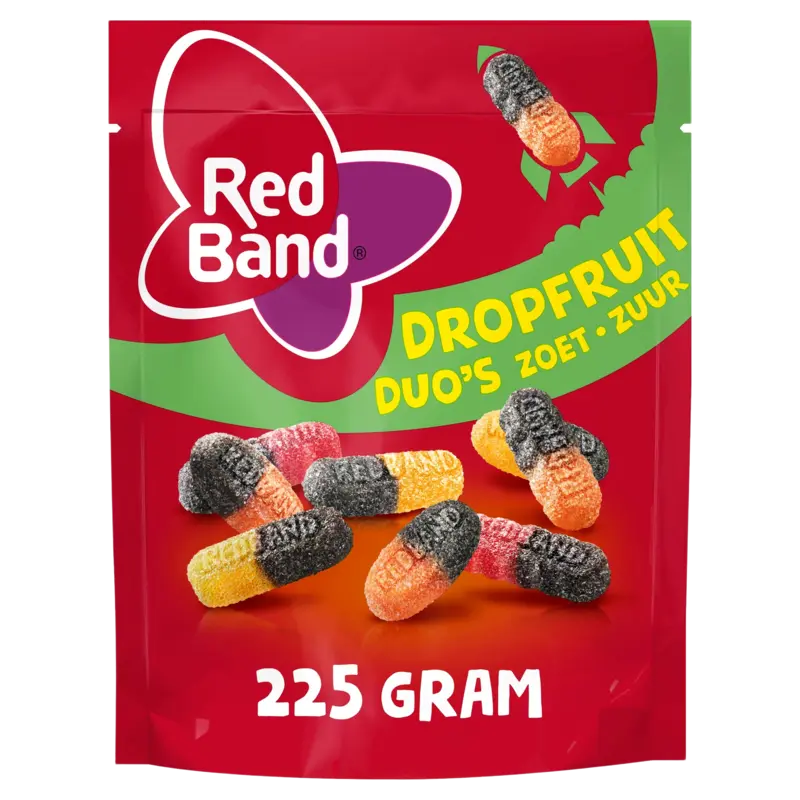 Red Band Dropfruit duo's zoet zuur