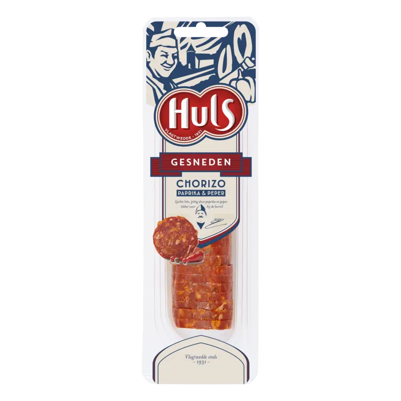 Huls Gesneden chorizo