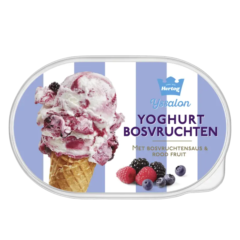 Hertog Ijssalon yoghurt bosvruchten