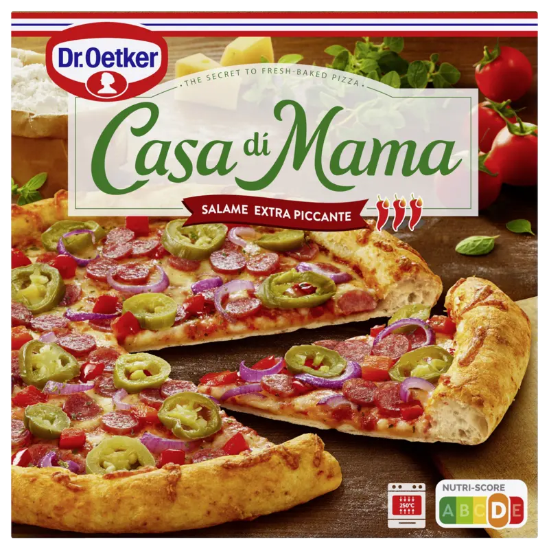Dr. Oetker Casa di mama pizza salame extra piccante