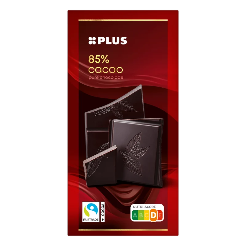 Chocoladereep 85% puur Fairtrade
