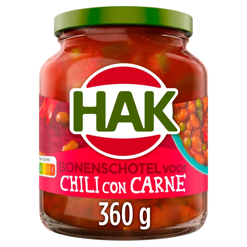Hak Bonenschotel chili con carne