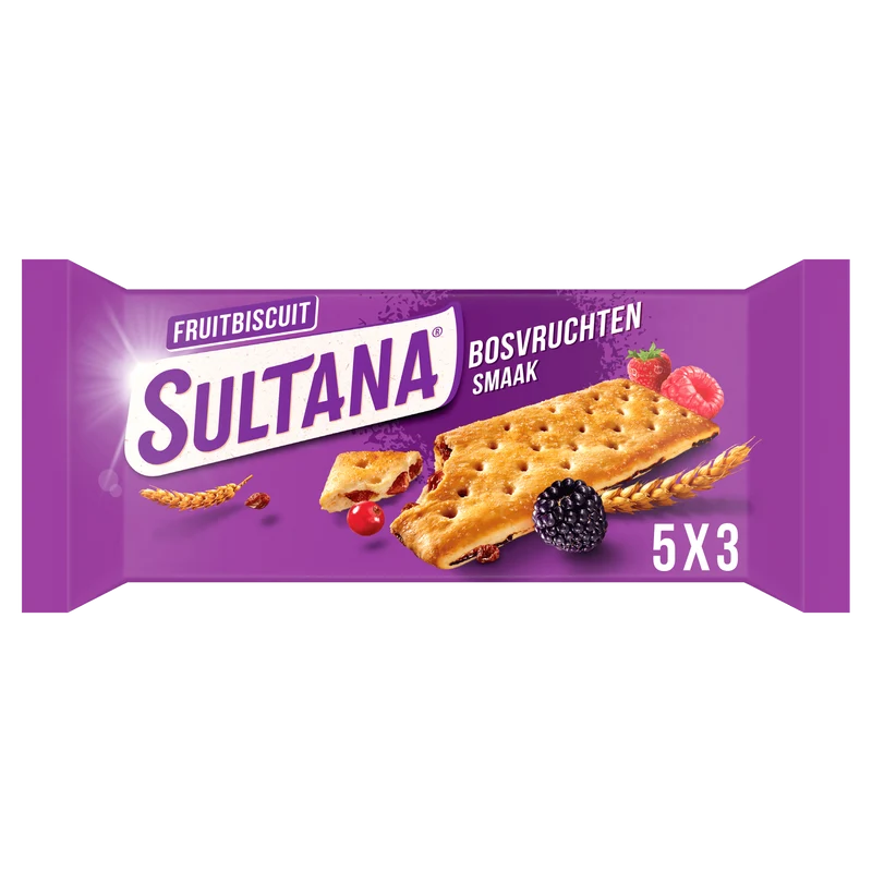 Sultana FruitBiscuits Bosvruchten