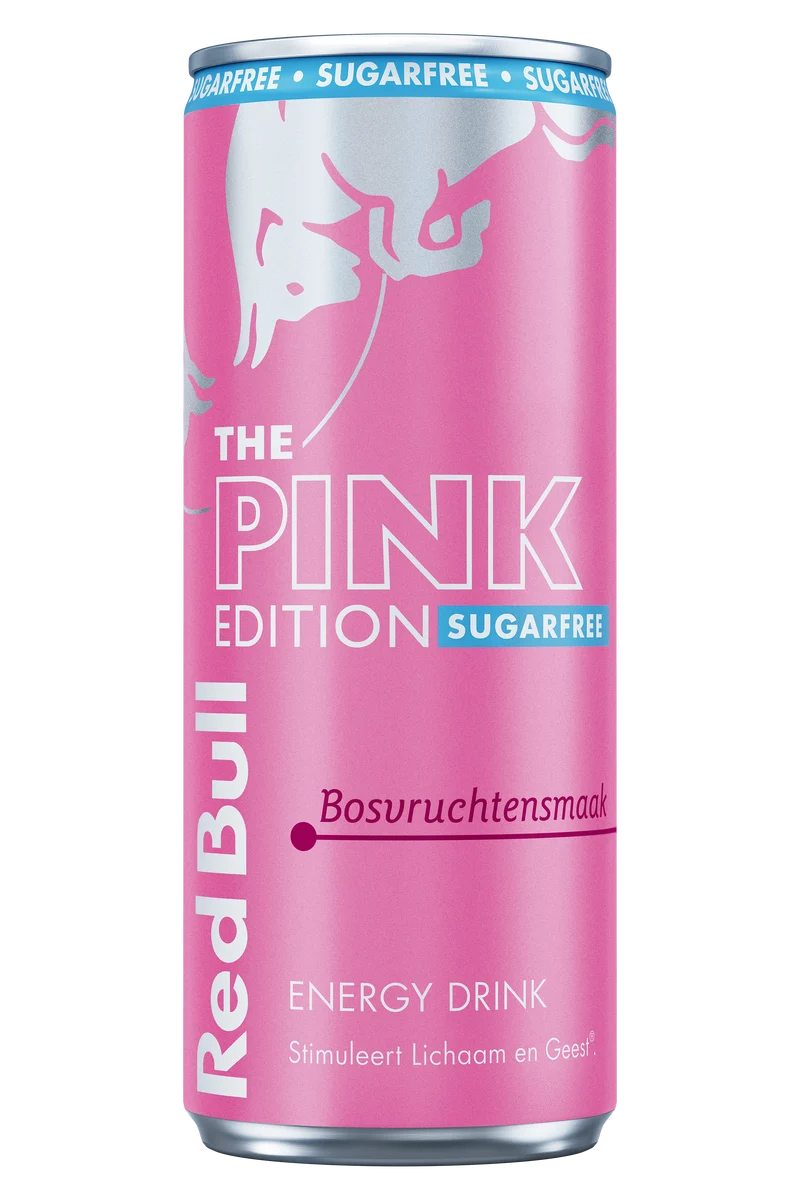 Red Bull Energy drink pink edition suikervrij