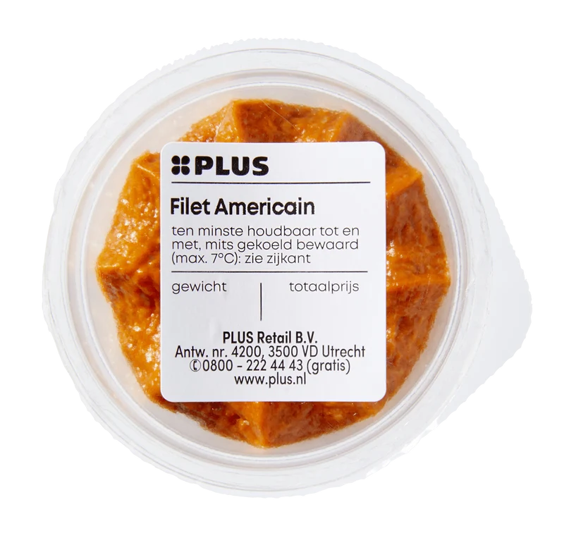 Filet americain cup