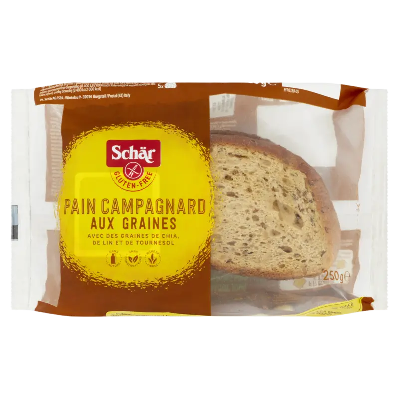 Schär Pain campagnard glutenvrij aux graines