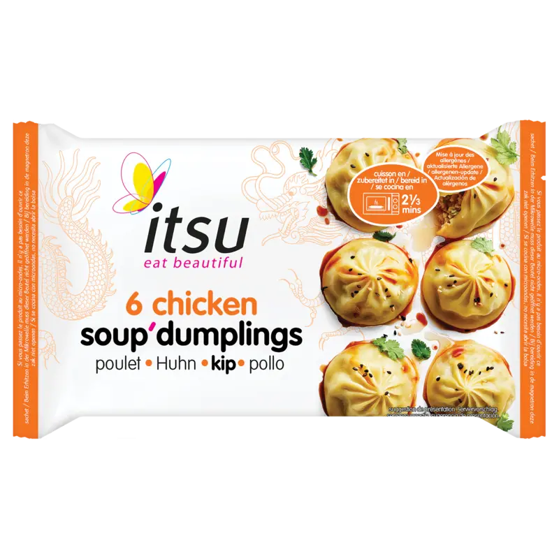 Itsu Chicken soup dumplings