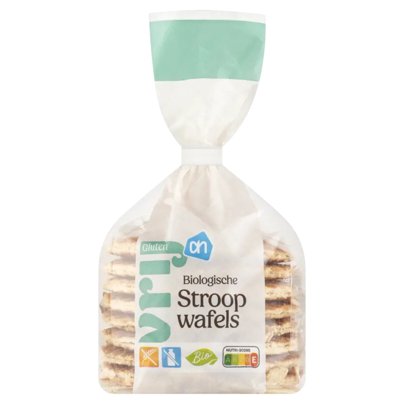 Glutenvrij Biologisch stroopwafels