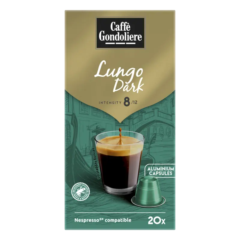 Caffé Gondoliere Lungo dark capsules