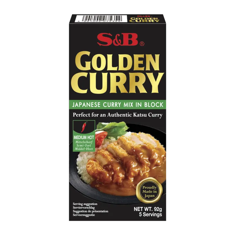 S&B Golden curry Japenese mix medium hot