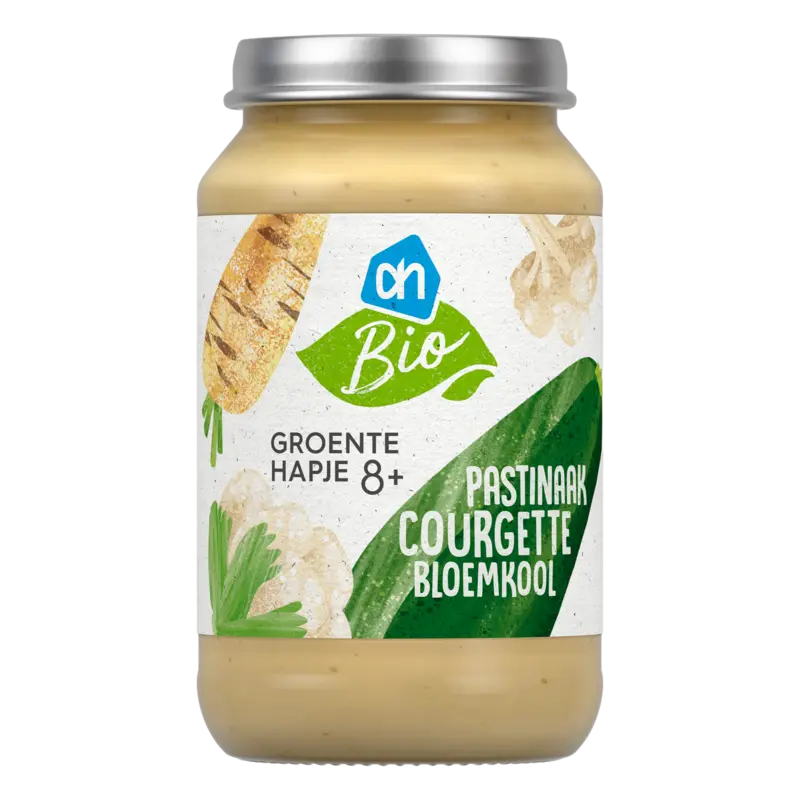 Biologisch Groentehapje pastinaak courgette 8+