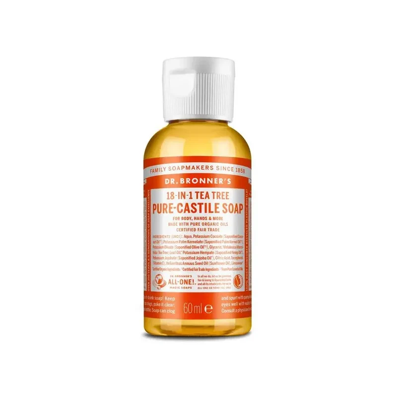 DR Bronners Liquid soap tea tree