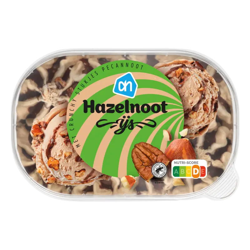 Hazelnoot ijs