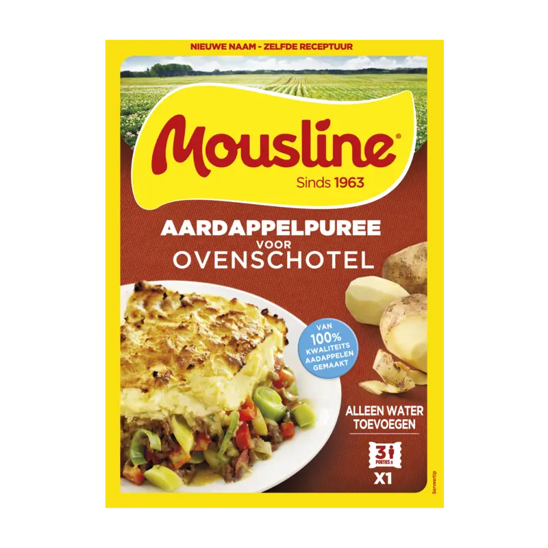 Mousline Aardappelpuree voor ovenschotel