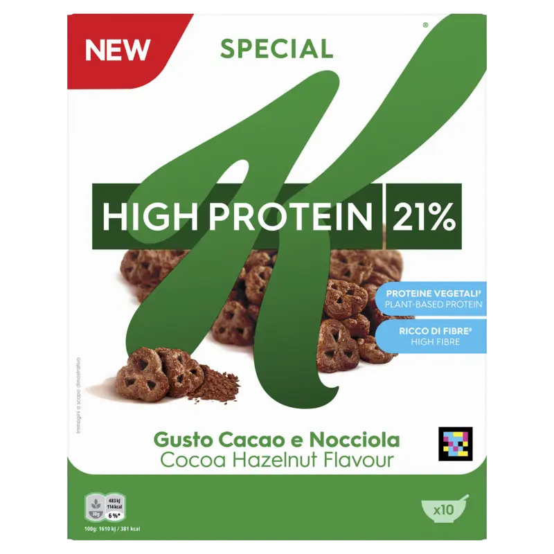 Kellogg's Special k high protein cacao hazelnut