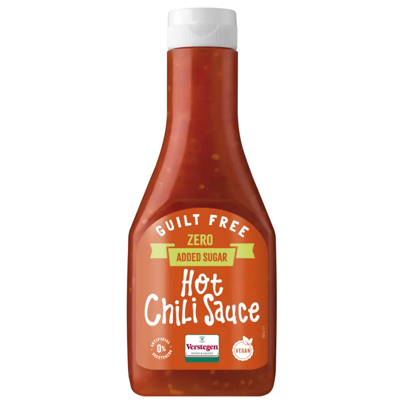 Verstegen Hot chili saus zonder toegevoegd suiker