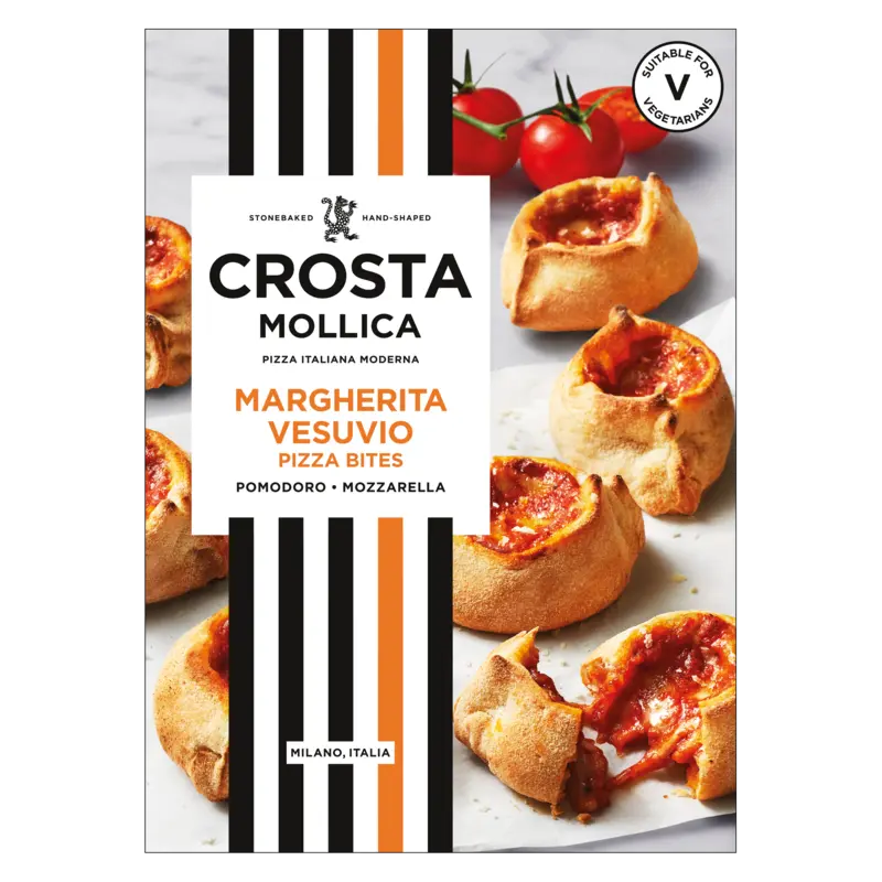 Crosta & Mollica Pizza bites margherita vesuvio