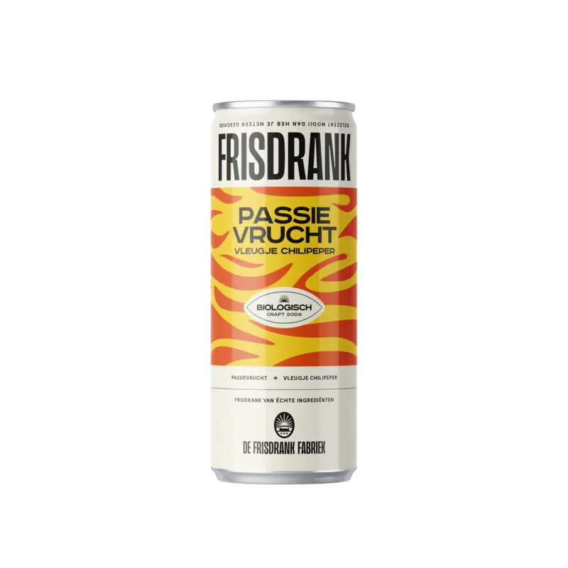 De Frisdrank Fabriek Passievrucht vleugje chilipeper