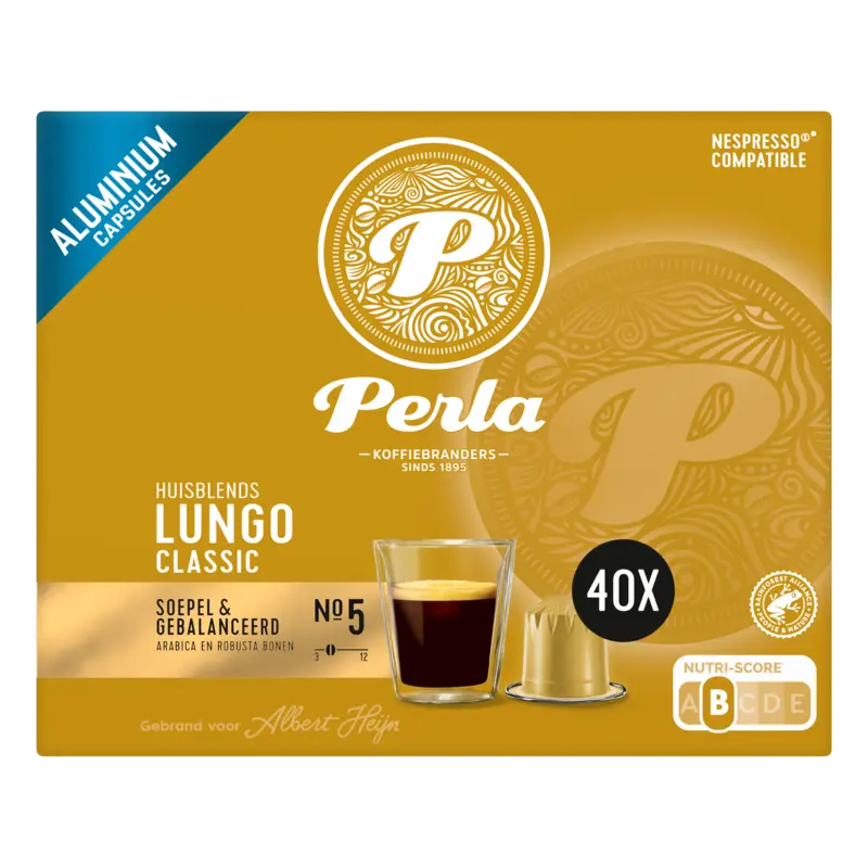 Perla Huisblends Lungo classic capsules