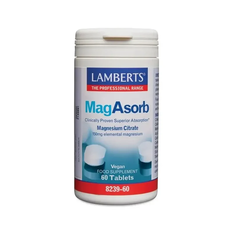 Lamberts MagAsorb (magnesium citraat) 150 mg