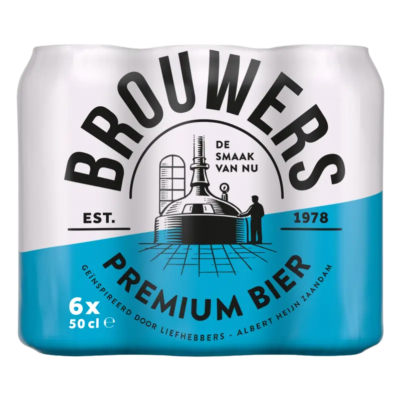 Brouwers Premium bier 6-pack