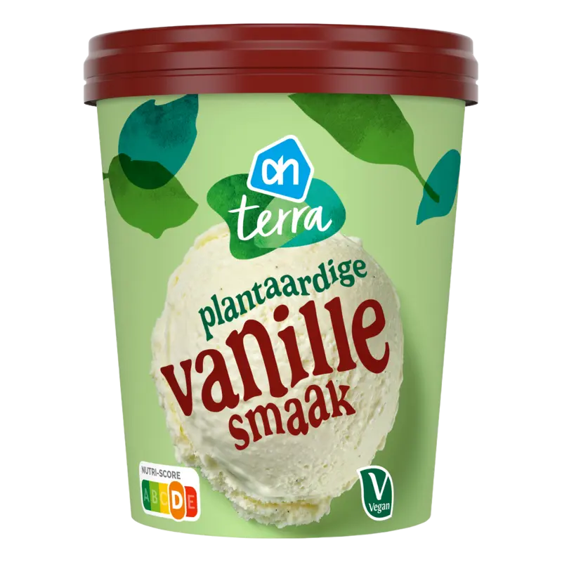 Terra Plantaardige vanille smaak ijs