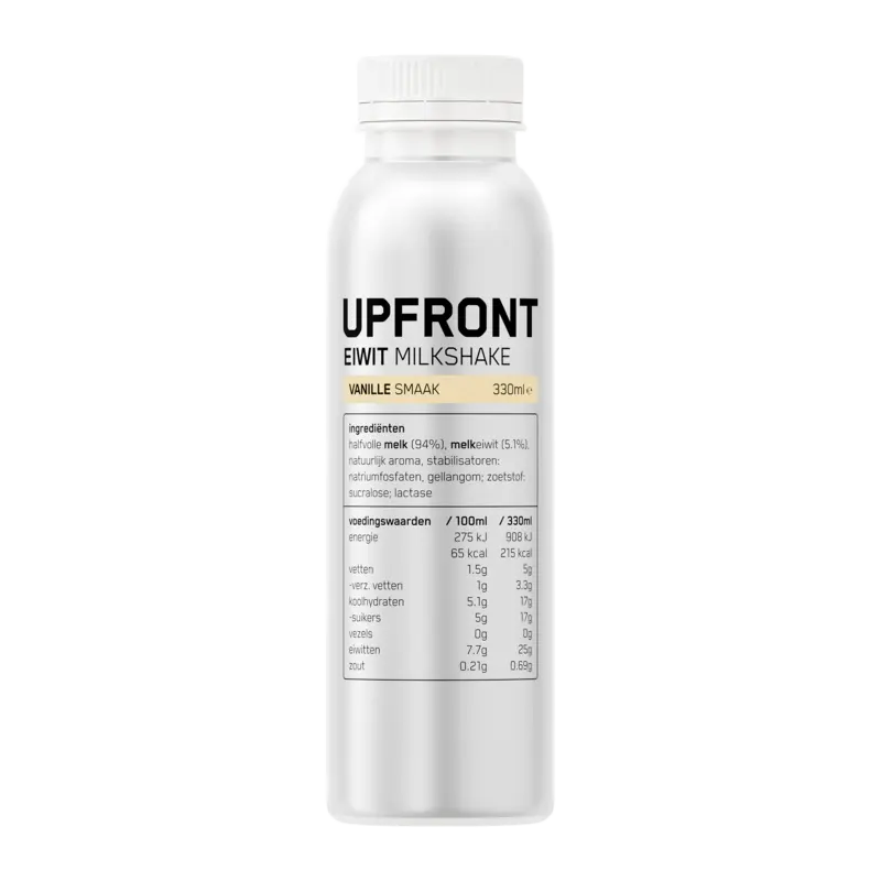 Upfront Eiwit milkshake vanille smaak
